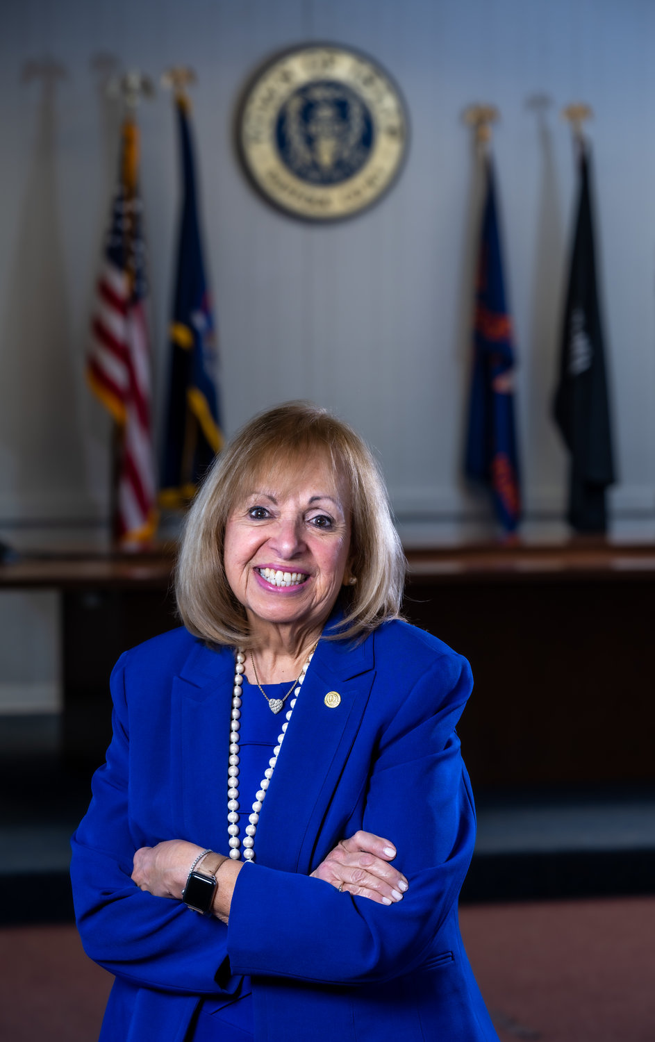 With experience as a county legislator, county treasurer, and town supervisor, Angie Carpenter has set a high bar for women in office, all while being a champion for parents and youth.